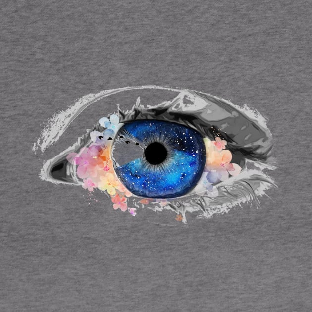 Colorful Eye Painting by TforU